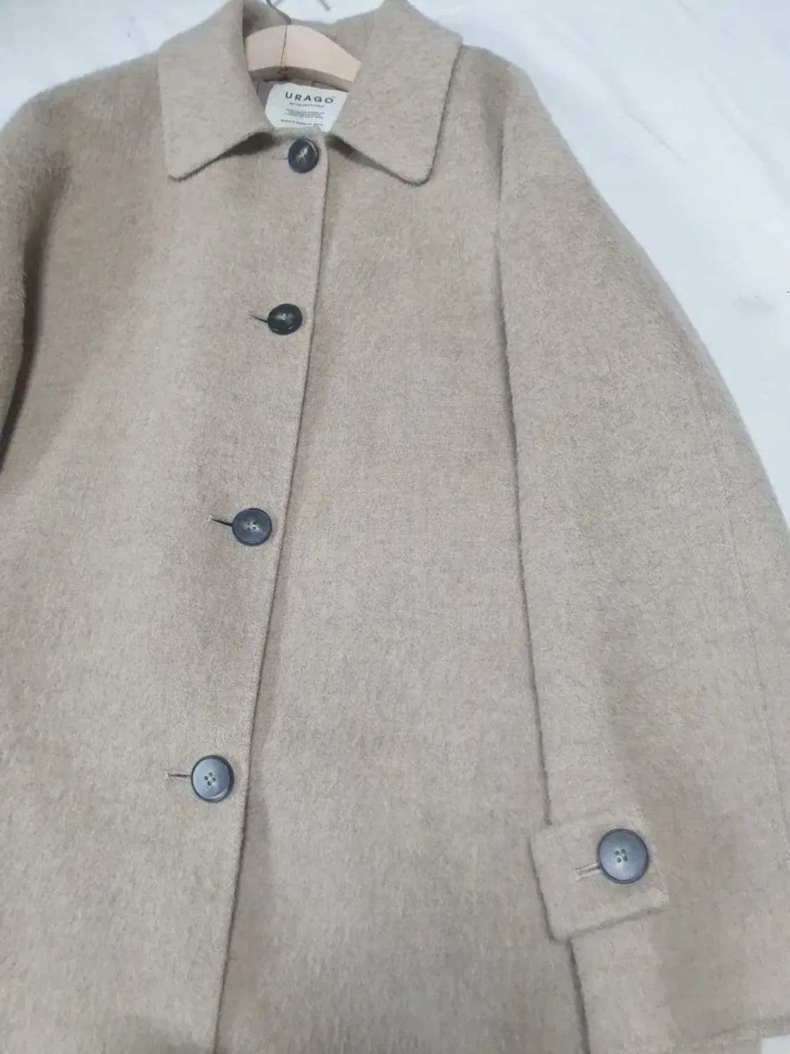 유라고 울알파카 코트 상품이미지2