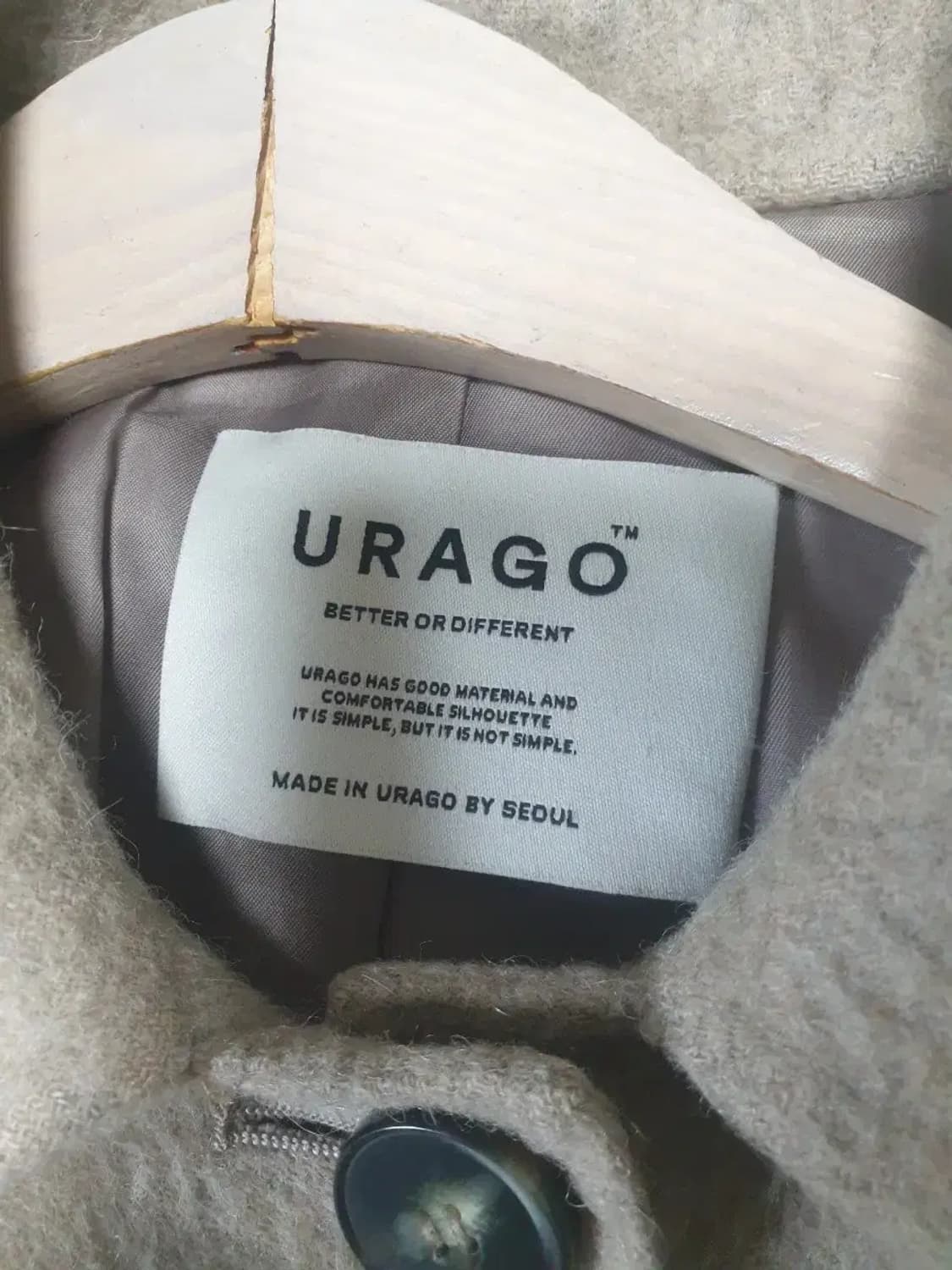 유라고 울알파카 코트 상품이미지3