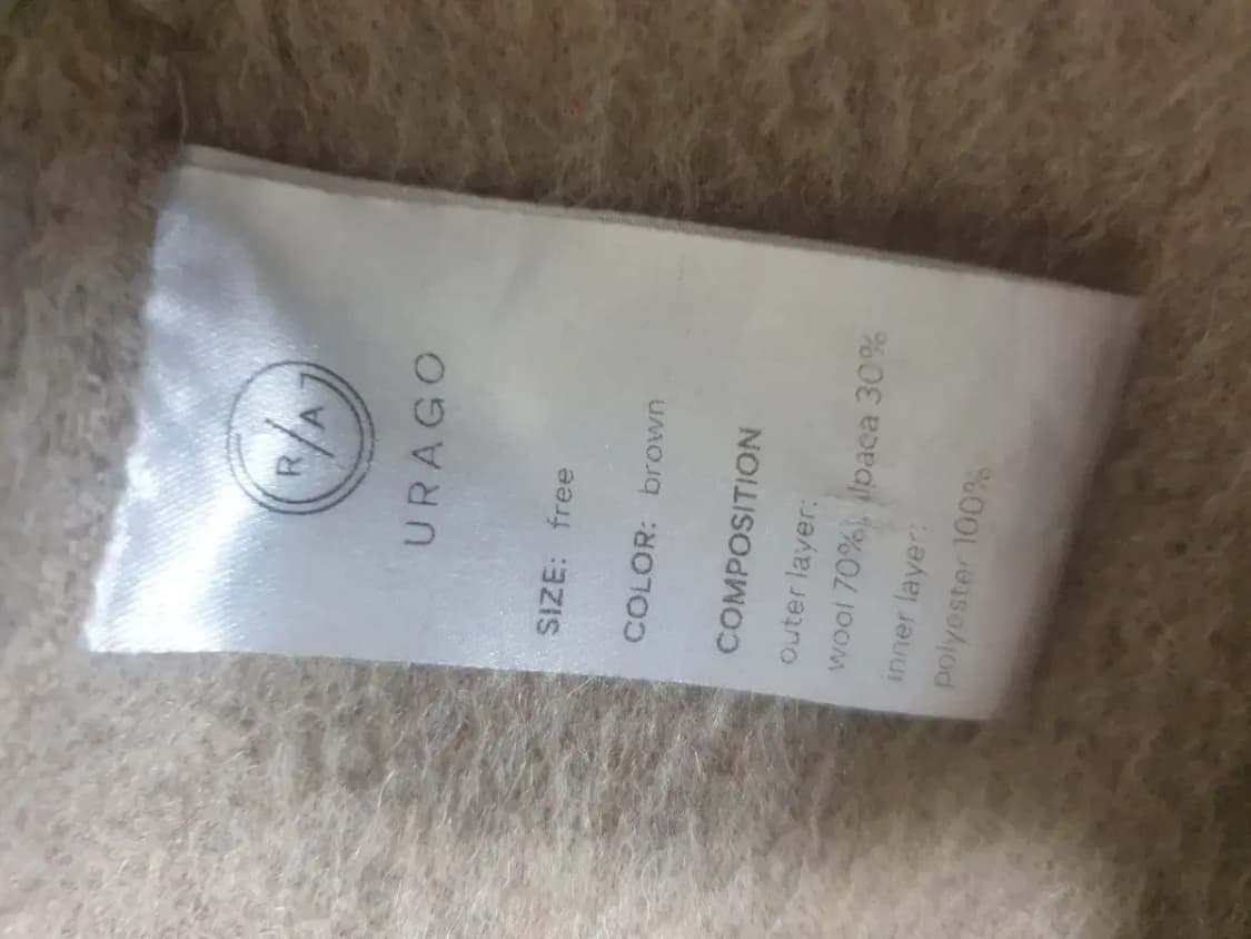 유라고 울알파카 코트 상품이미지4