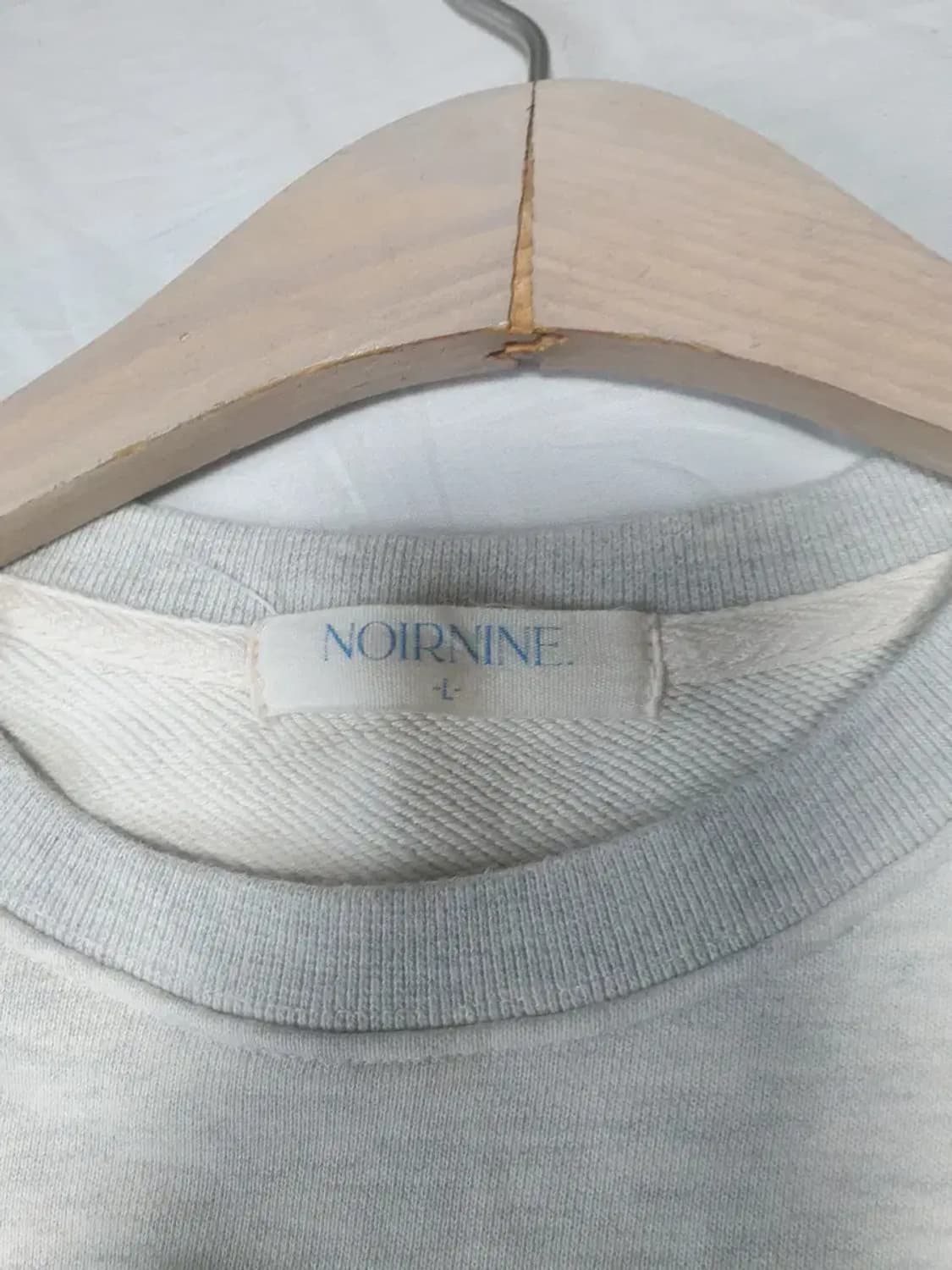 누아르나인 멜란지 오버 맨투맨 상품이미지2