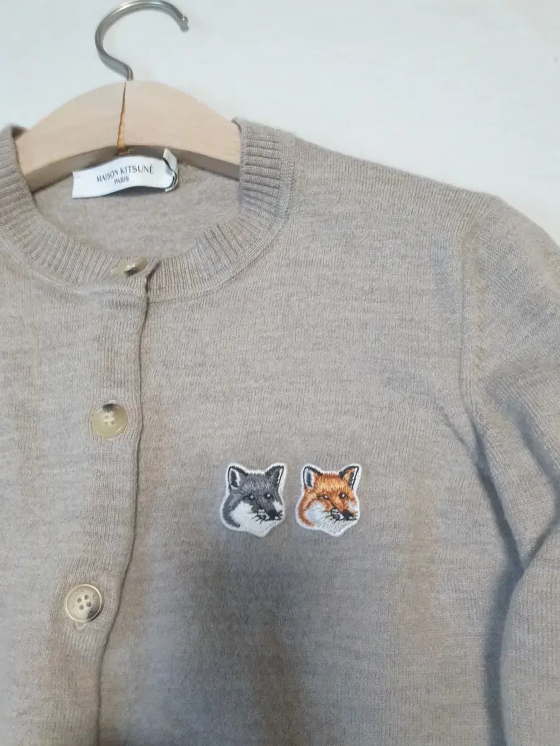 메종키츠네 더블폭스 가디건 여성 M 상품이미지2
