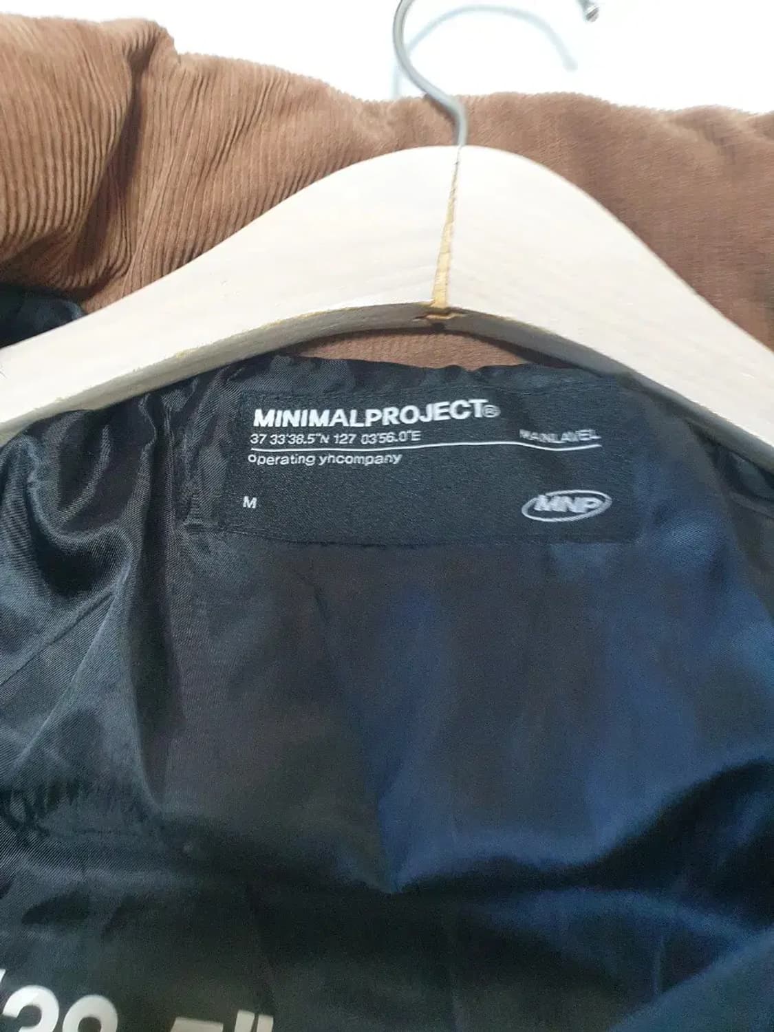 미니멀프로젝트 코듀로이 패딩 상품이미지2