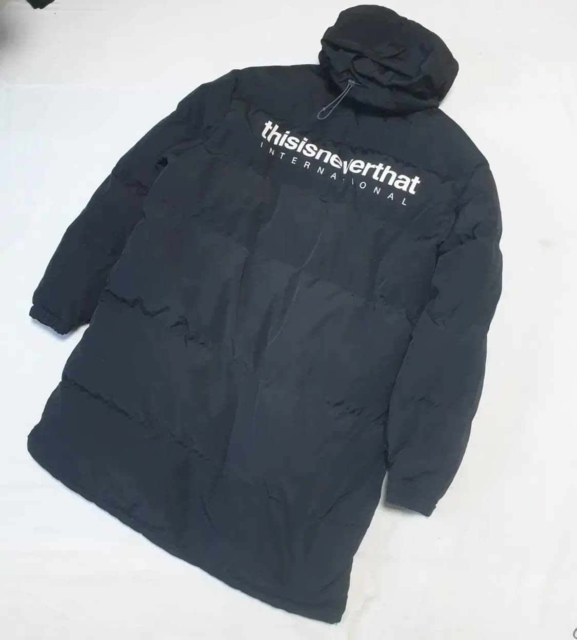 디스이즈네버댓 블랙 다운 롱패딩 상품이미지2