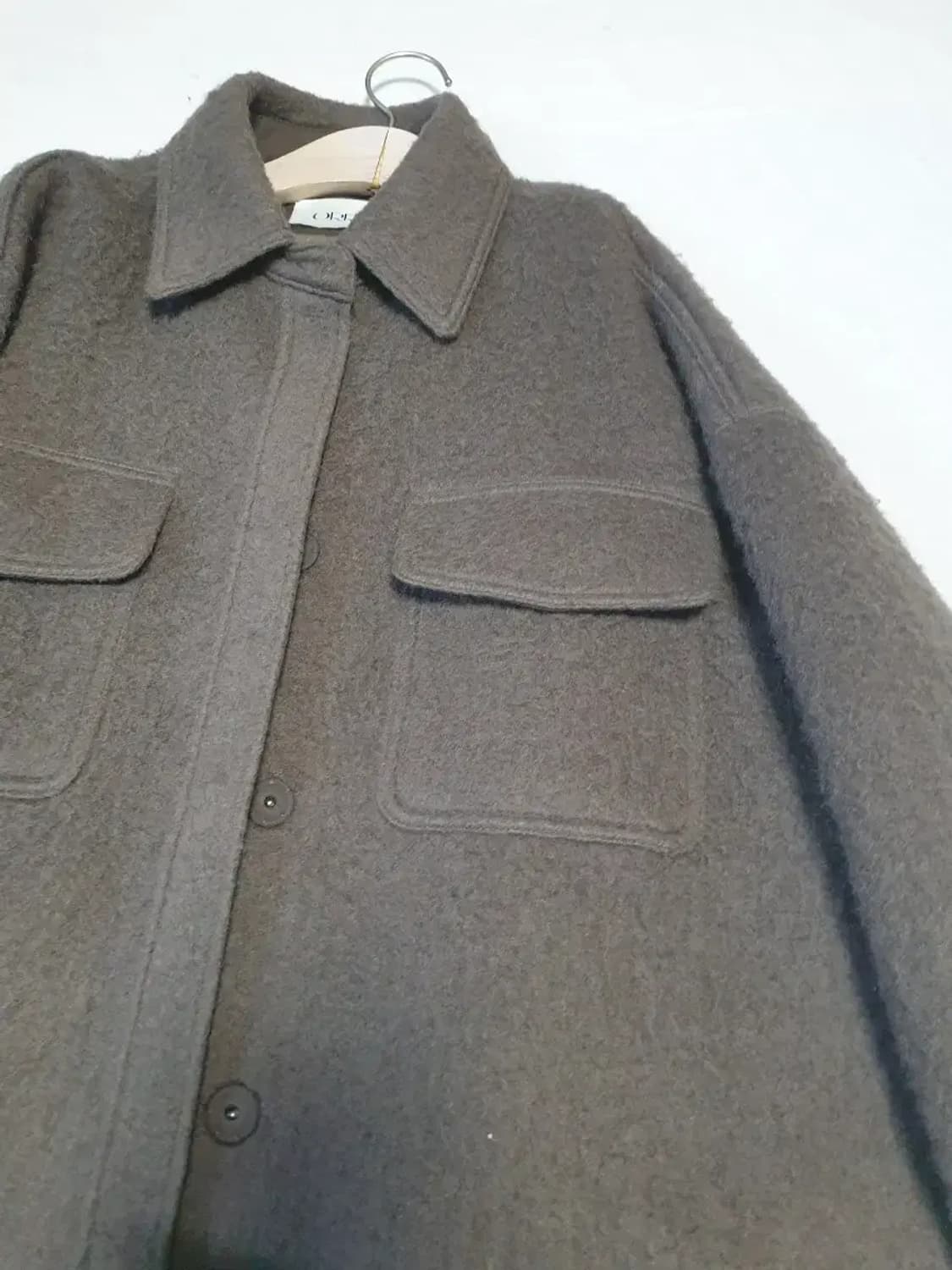 오르 브라운 울 부클레 자켓 상품이미지2