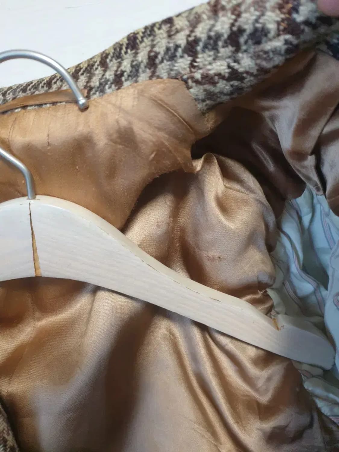 빈티지 체크 해리스트위드 블레이져 상품이미지4