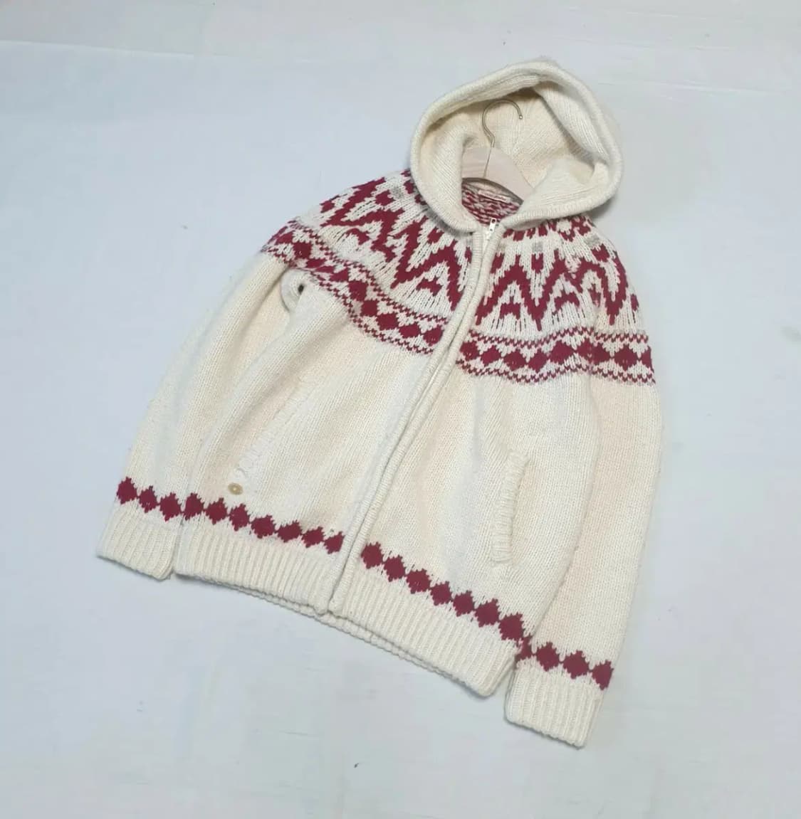 반원아틀리에 노르딕 니트 후드집업 상품이미지2