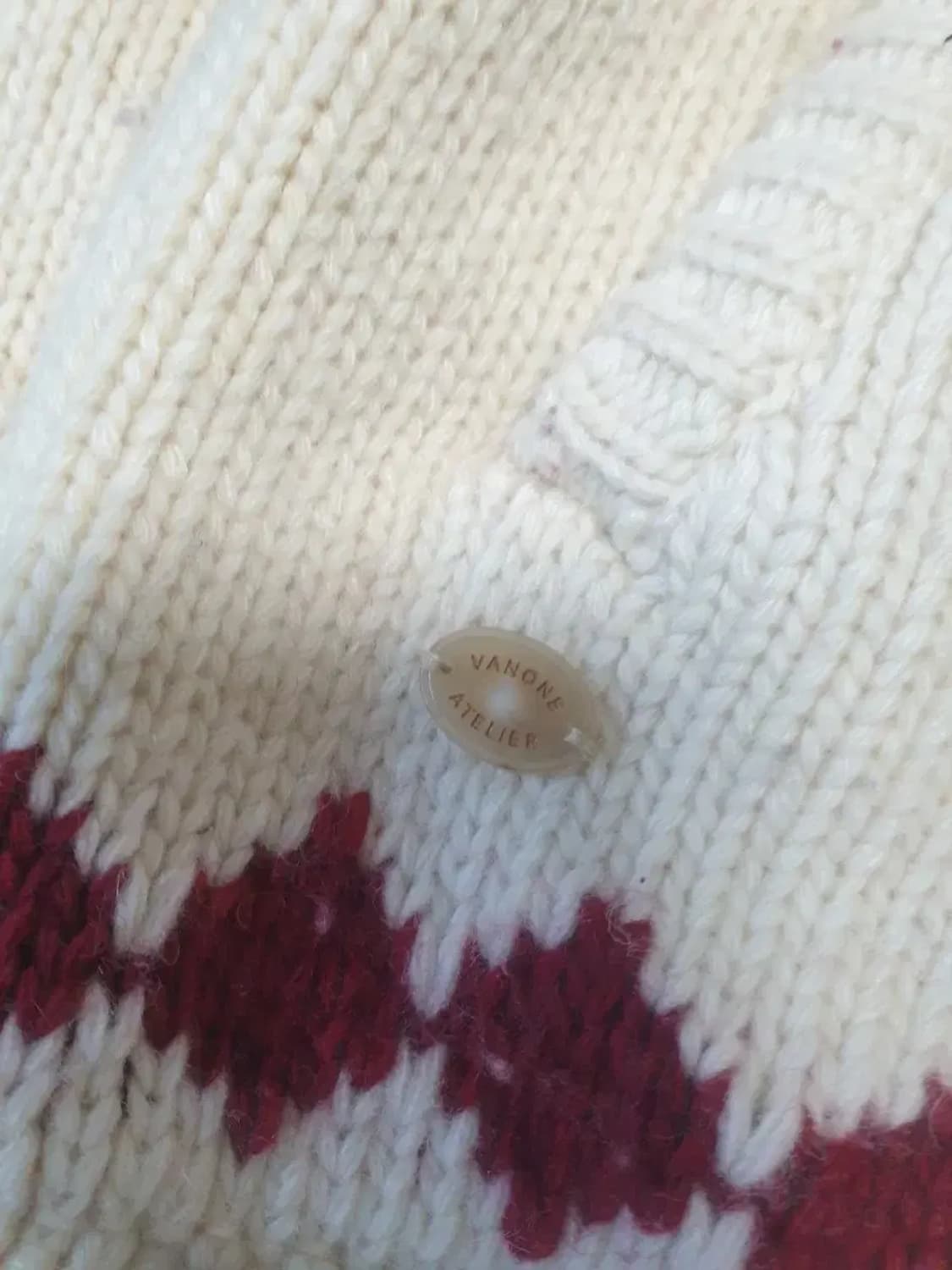 반원아틀리에 노르딕 니트 후드집업 상품이미지3