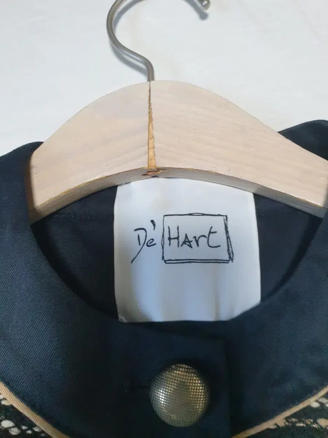 De'hart 디하트 트위드 노카라 자켓 상품이미지2