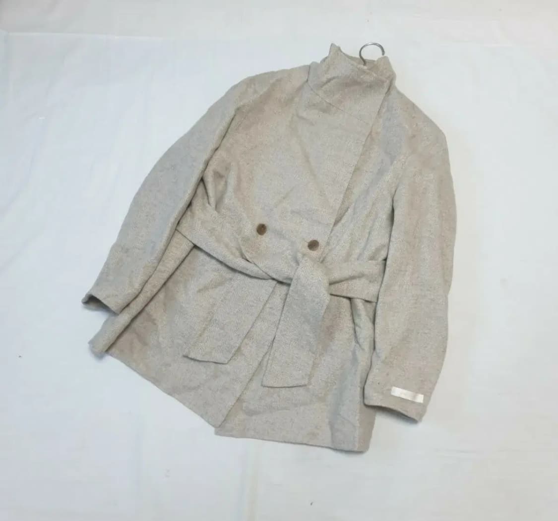 그레이룸 핸드메이드 벨티드 숏 코트 상품이미지1