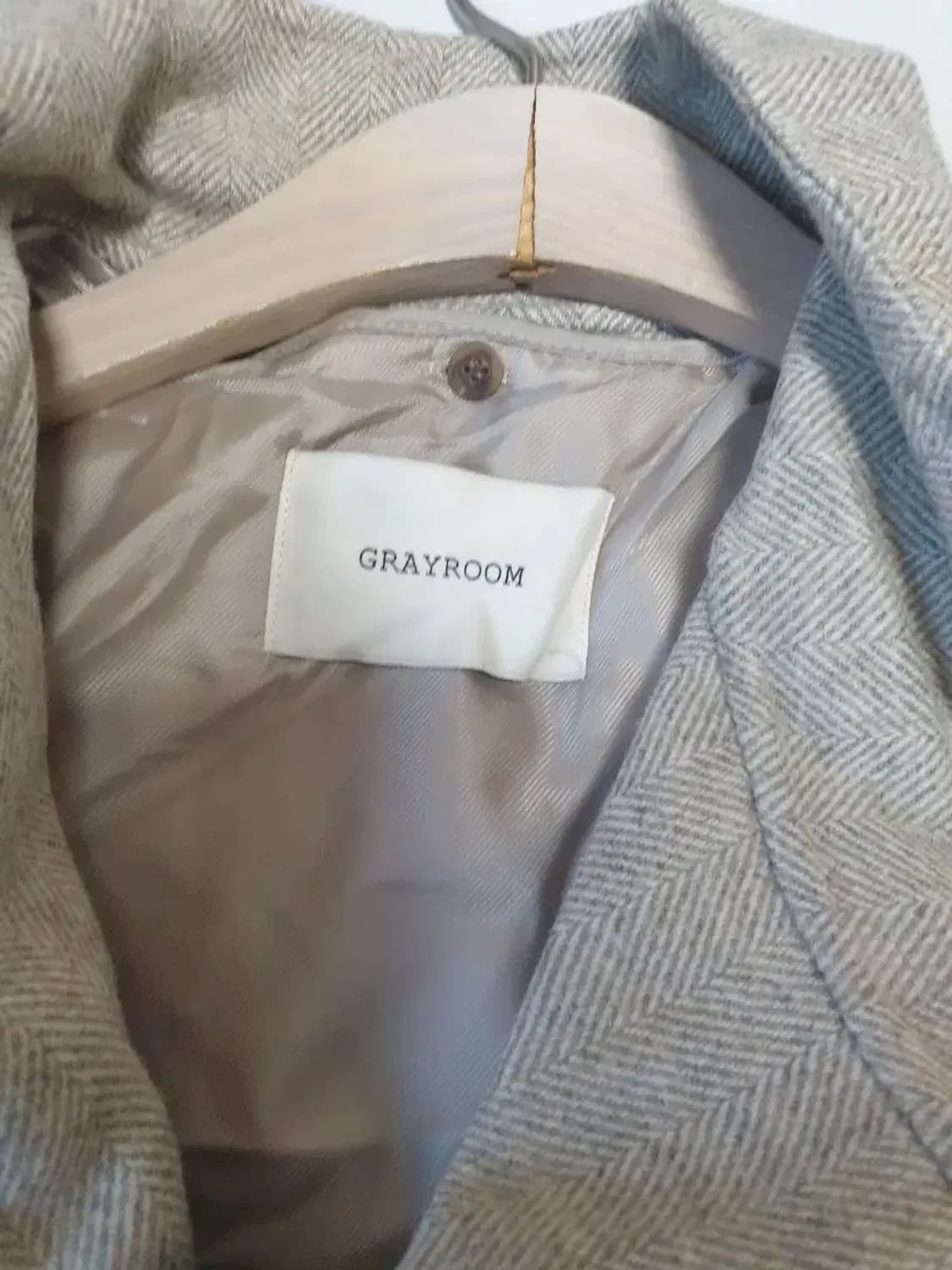 그레이룸 핸드메이드 벨티드 숏 코트 상품이미지3