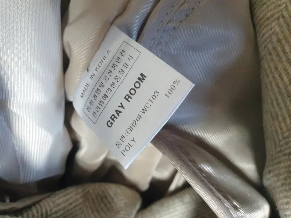 그레이룸 핸드메이드 벨티드 숏 코트 상품이미지4