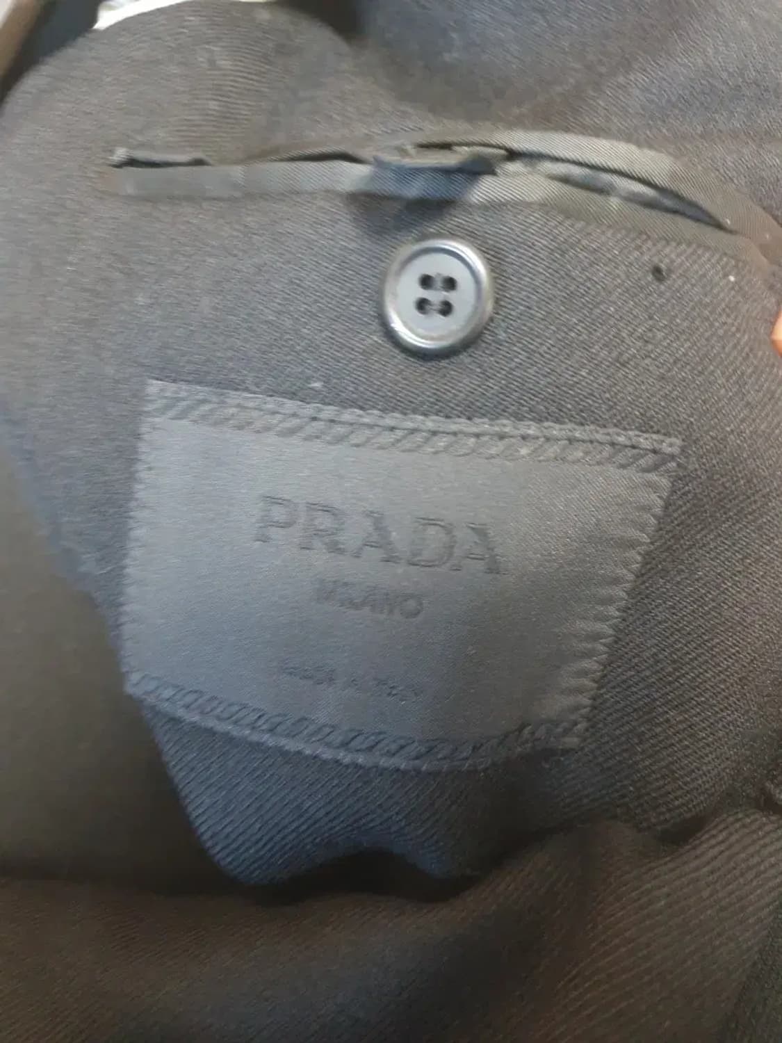 프라다 블랙 엘보우패치 블레이져 자켓 상품이미지3