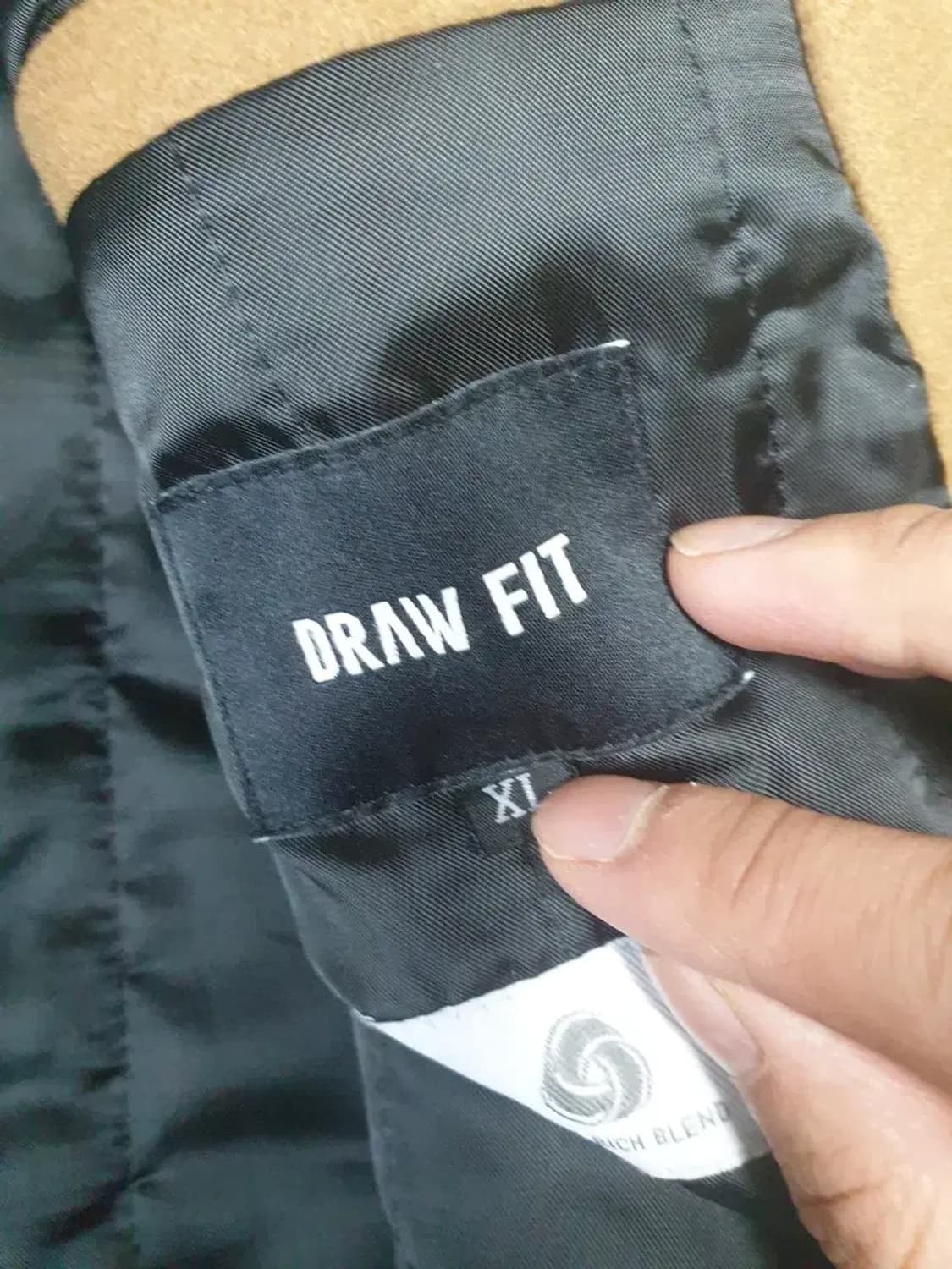 드로우핏 카멜 울캐시미어 코트 상품이미지3