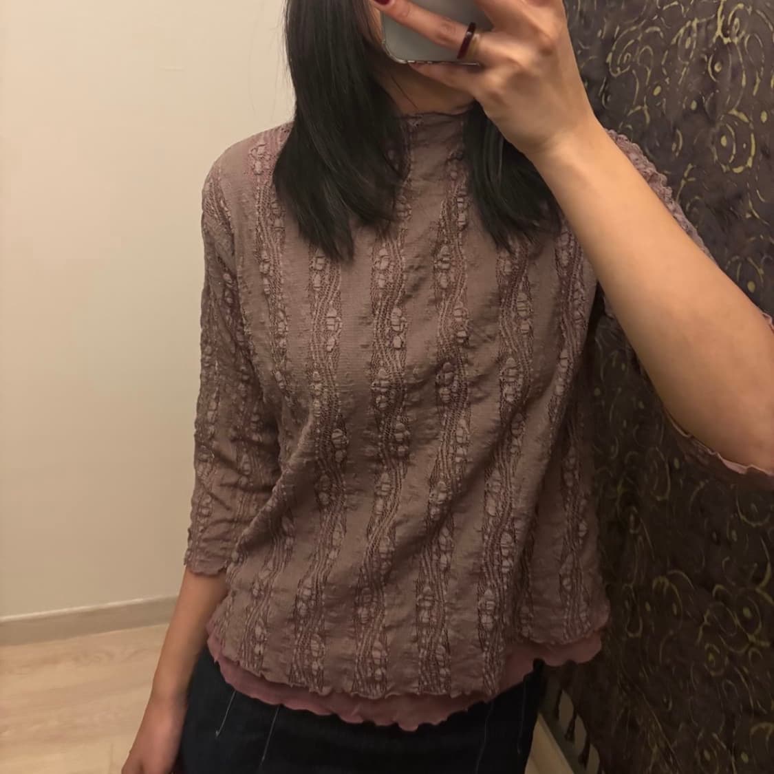 JPN Vintage 페어리 오리엔탈 5부 레이스티 상품이미지1