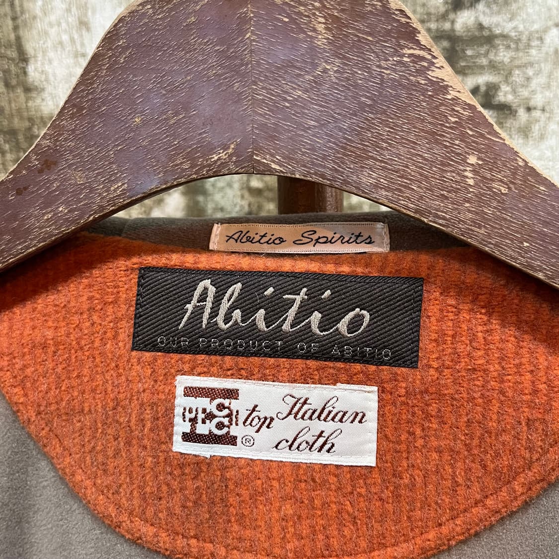 90s 아비티오 이태리 패브릭 n3b 울 코트 상품이미지5