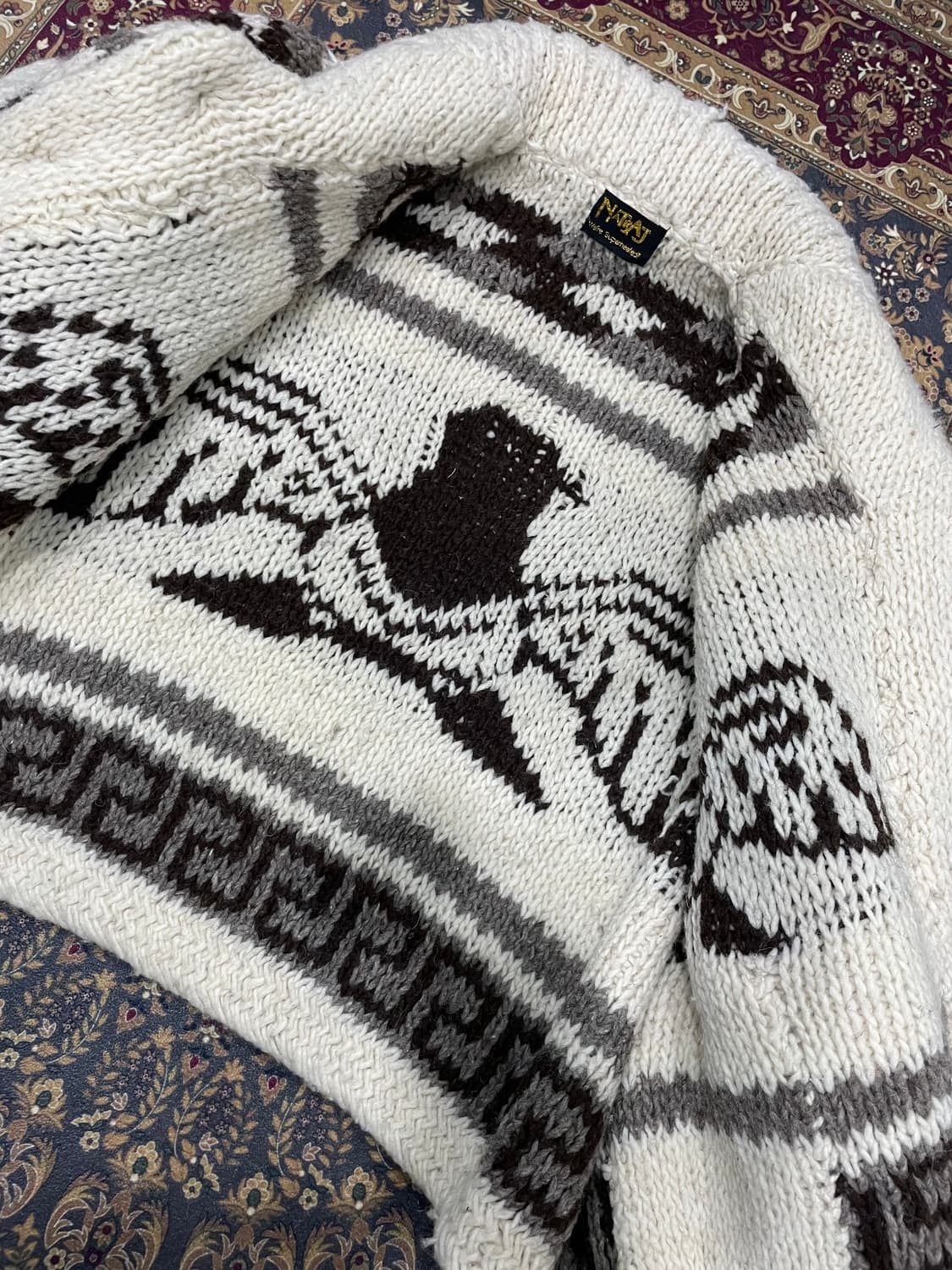 (빈티지)NATRAJ 숄카라 울 코위찬 상품이미지7