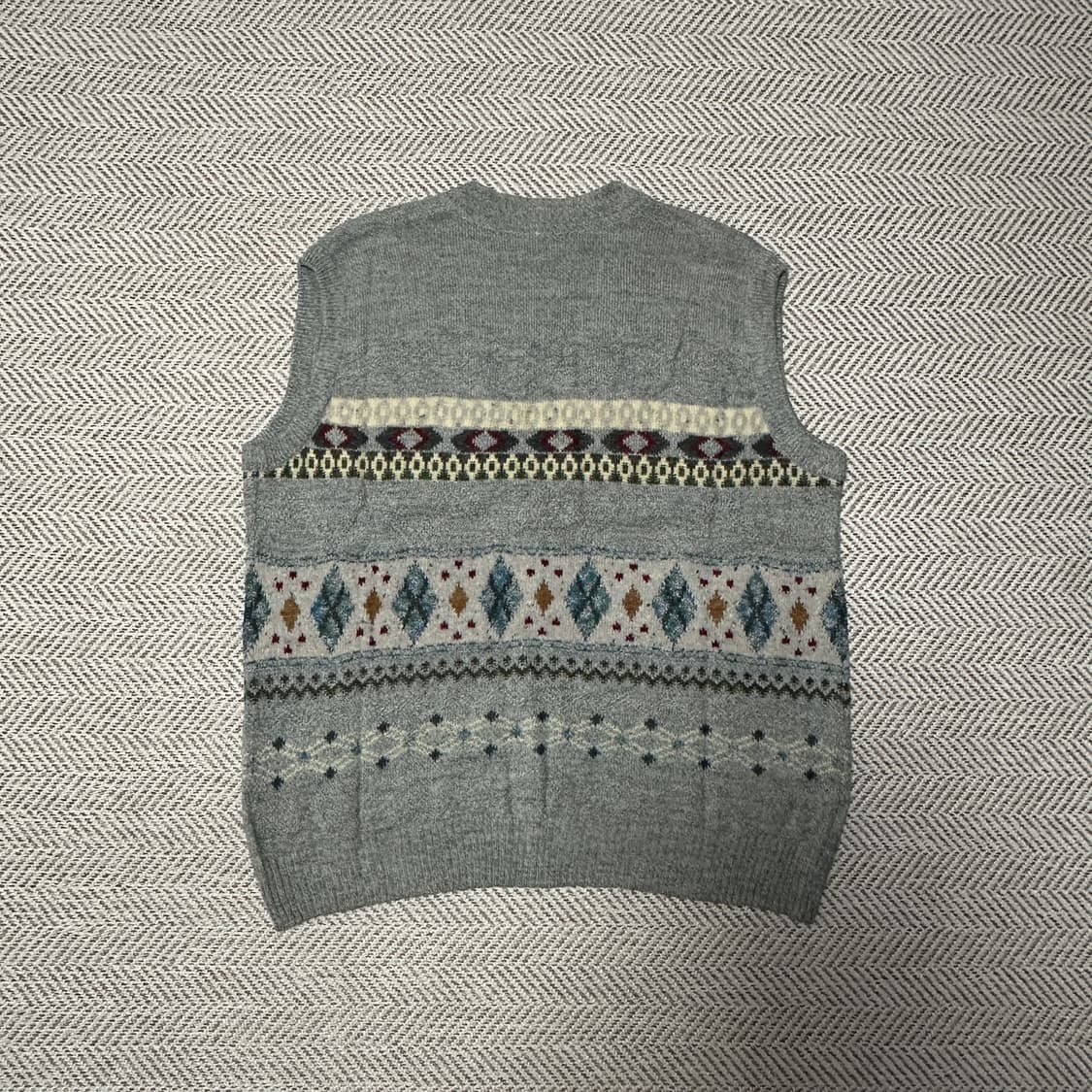 VINTAGE italy made knit vest 상품이미지2