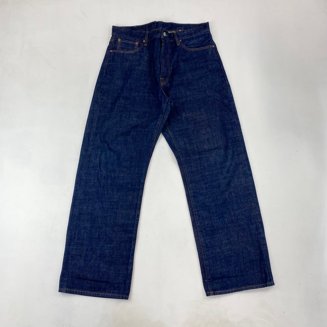 아웃스탠딩 레드 스티치 신치백 셀비지 데님 진 (34) 상품이미지2