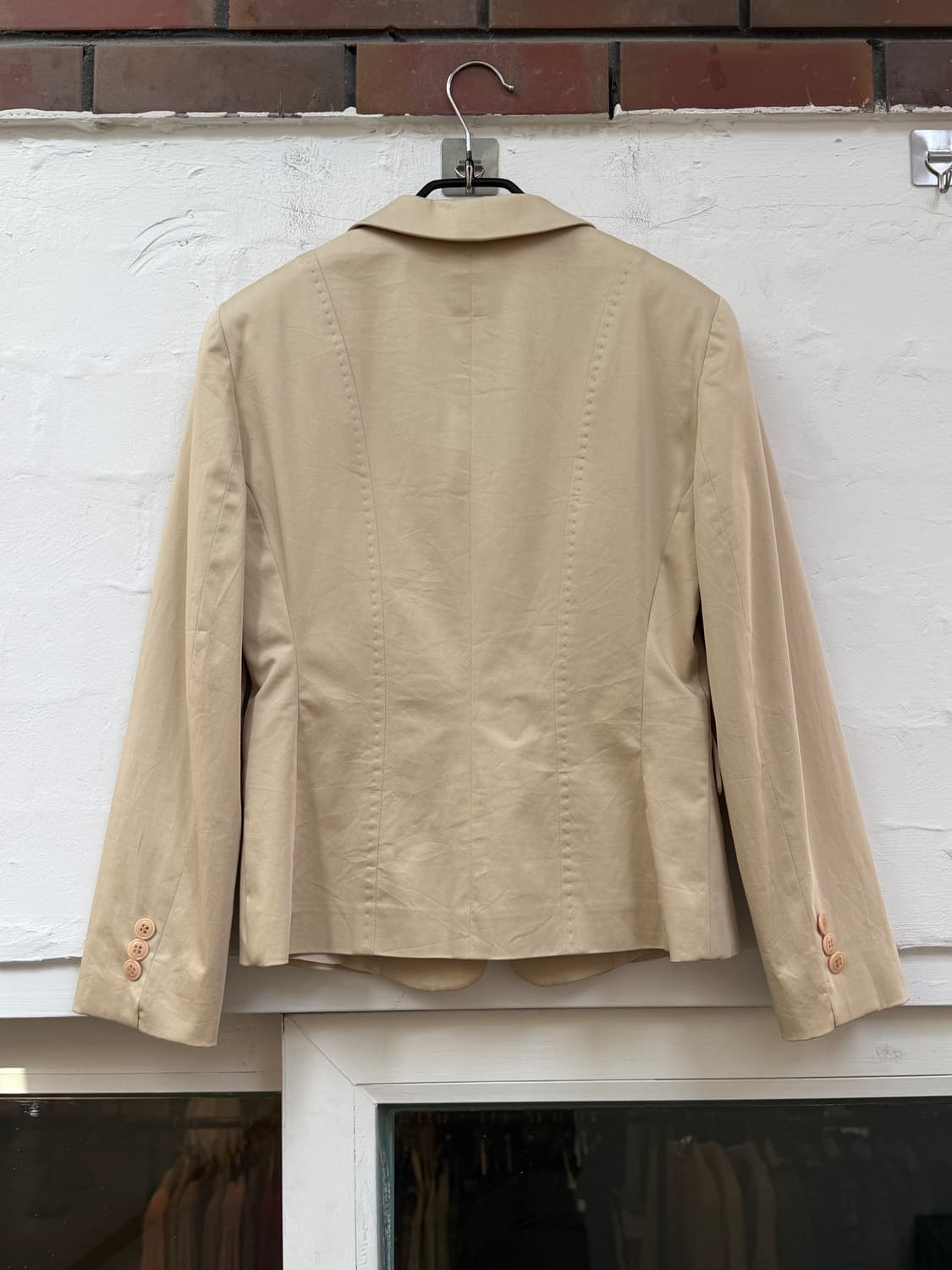 MaxMara 막스마라 투버튼 코튼 블레이저 40 상품이미지6