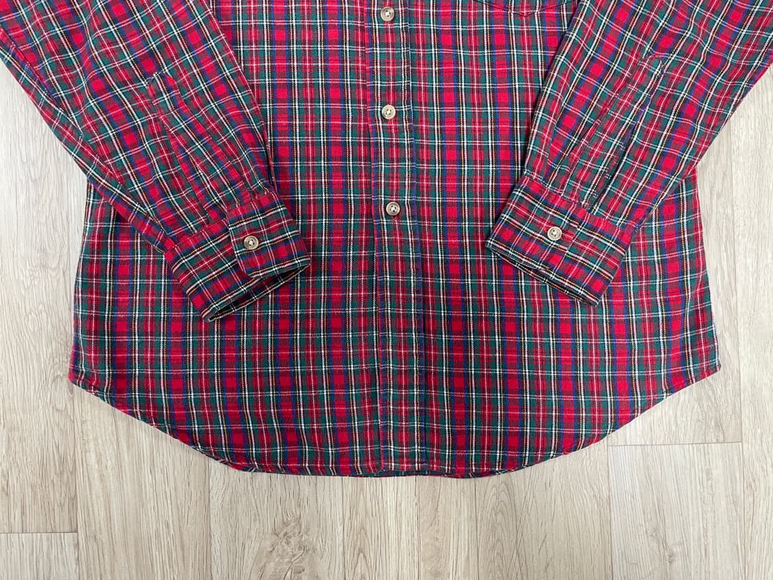 100) 80's 울리치 체크 플란넬셔츠(RRL&LVC&폴로) 상품이미지7