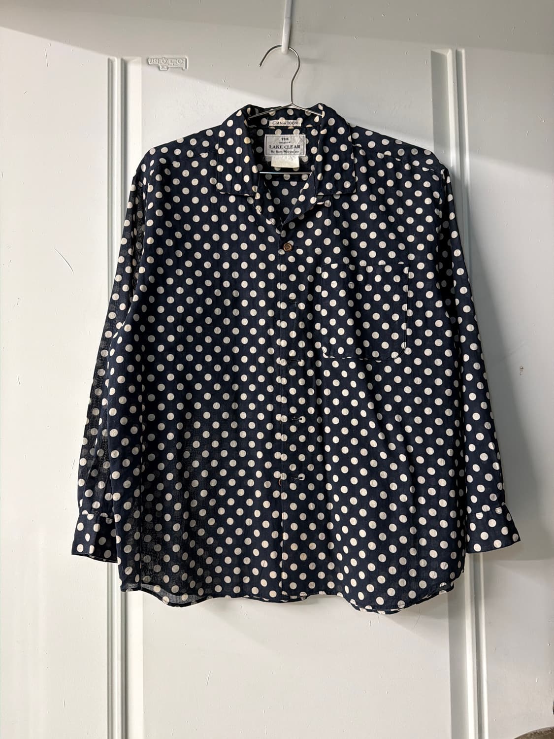 일본빈티지 네이비핑크 도트 레이어드 세트 상품이미지9