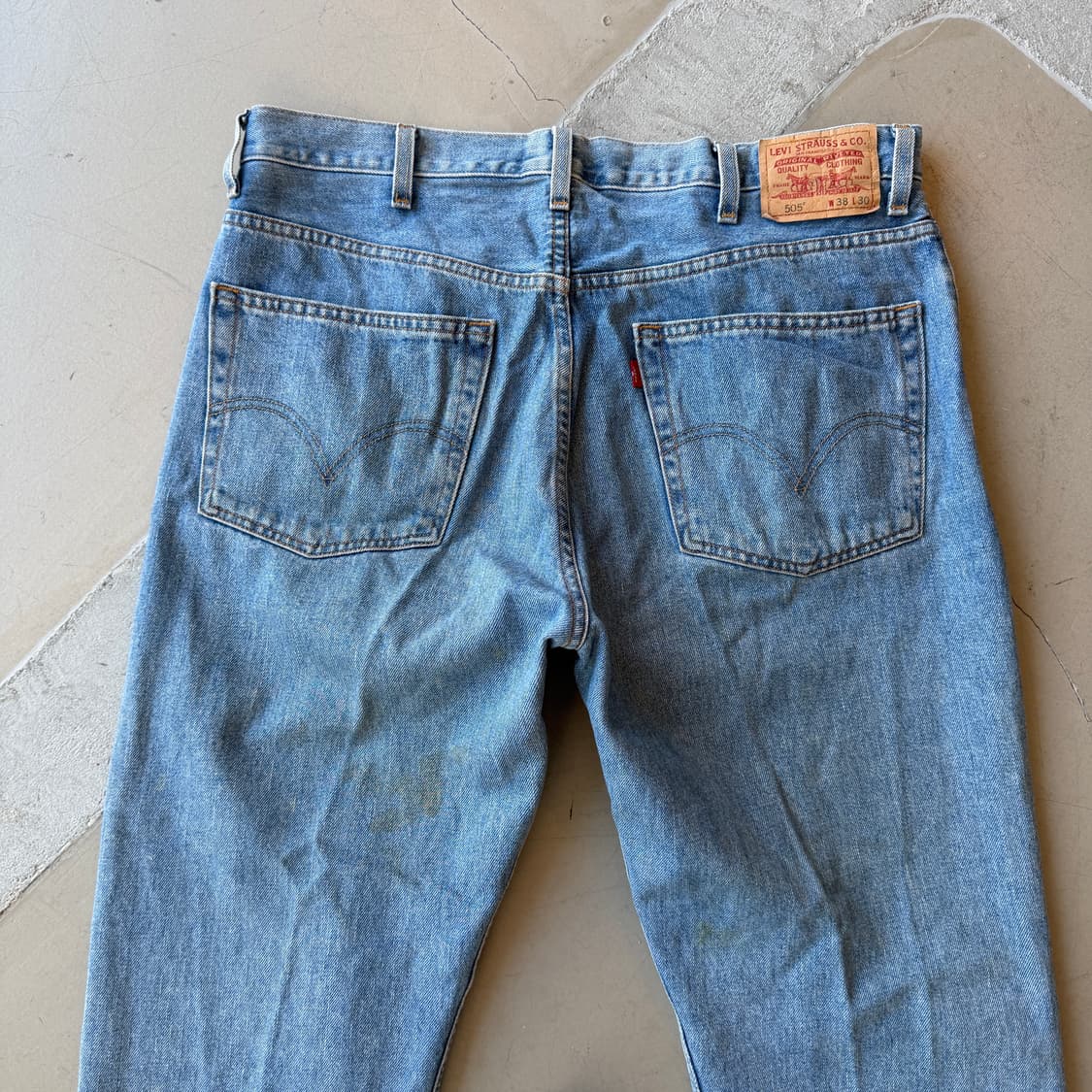리바이스 505 레귤러 데님 팬츠 상품이미지5