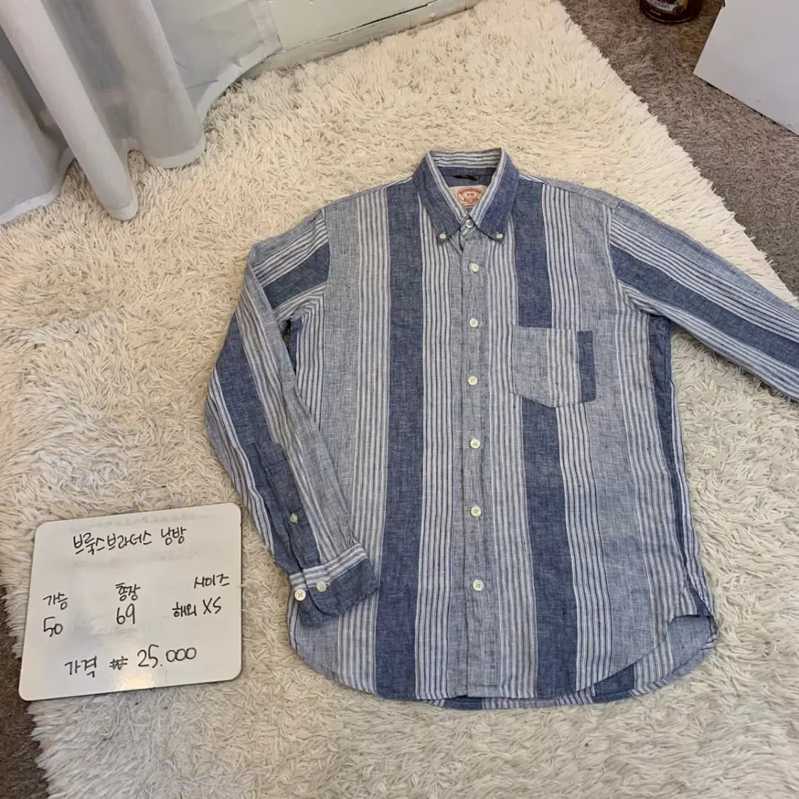 브룩스브라더스 린넨 남방 상품이미지1