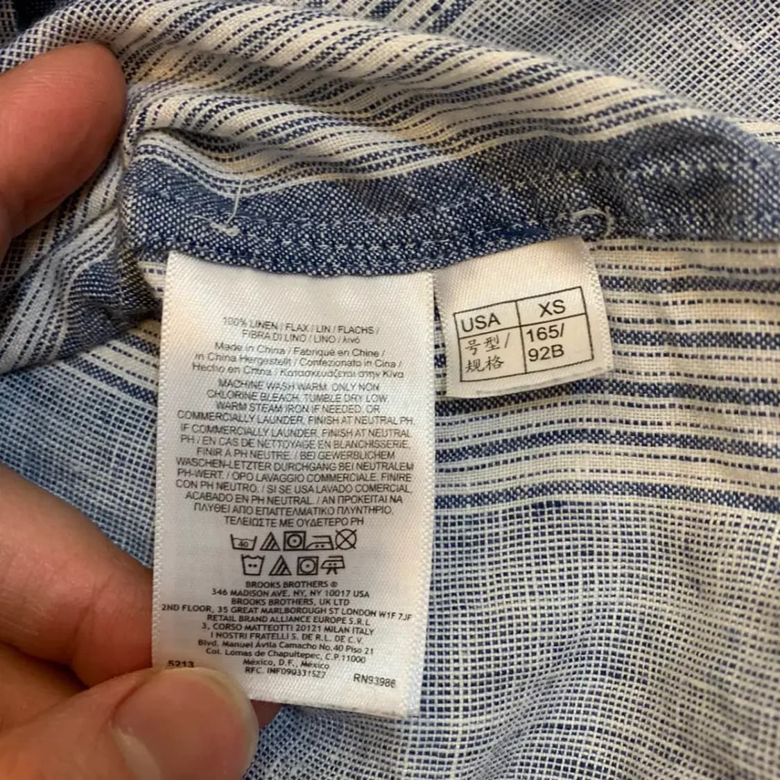 브룩스브라더스 린넨 남방 상품이미지4