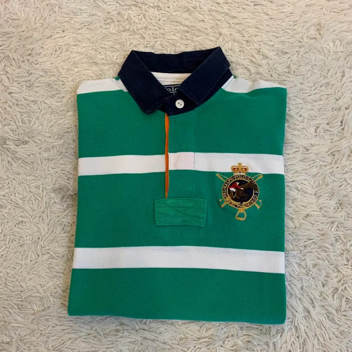 폴로 그린 반팔 카라티 상품이미지2