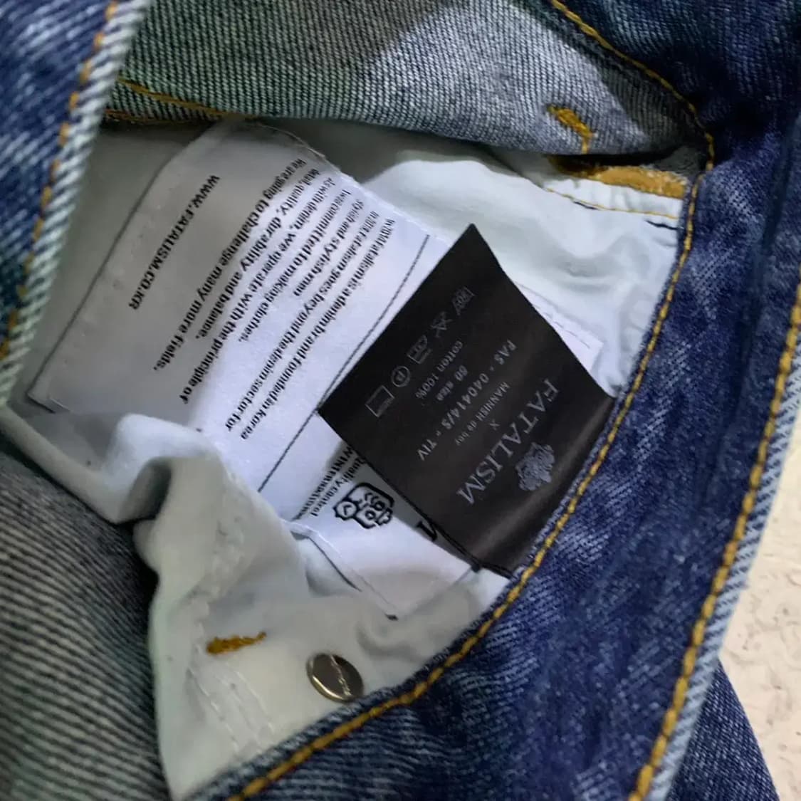 페이탈리즘 중청 청바지 50사이즈  상품이미지4