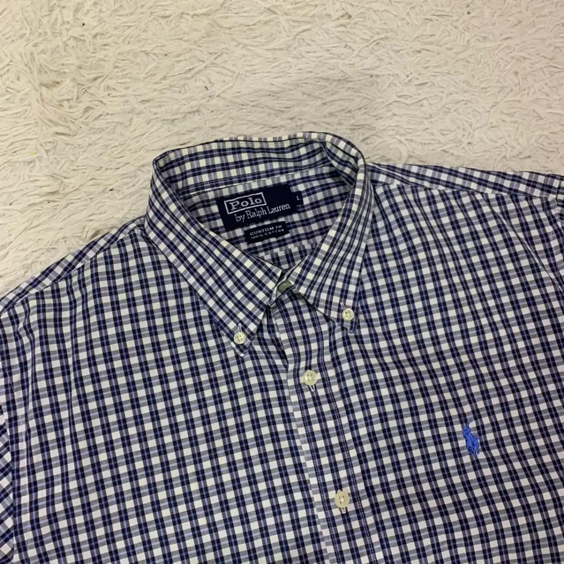 폴로랄프로렌 체크 남방 L 상품이미지3