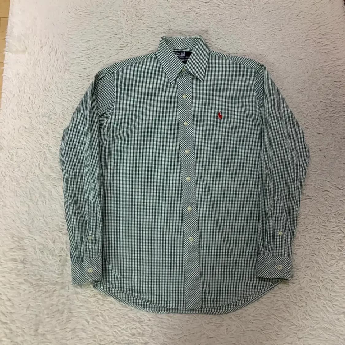 폴로 그린 체크 남발 S (실측 100) 상품이미지2