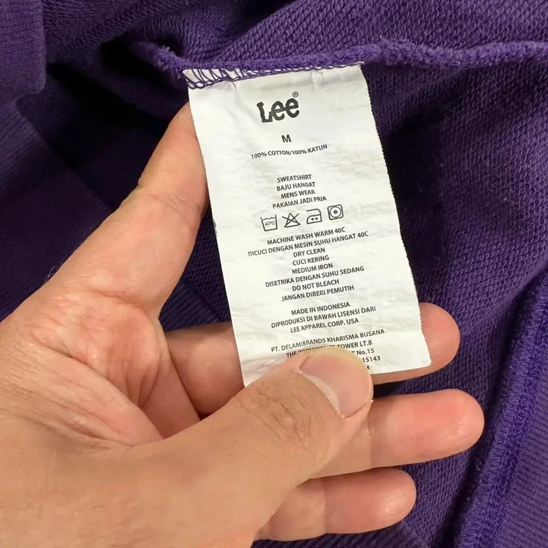 Lee 리 라운드 맨투맨 M 상품이미지4