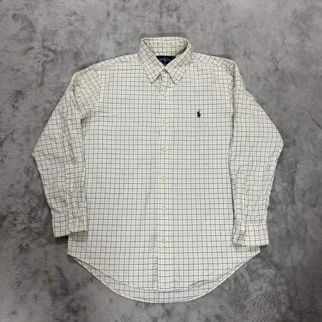 폴로 체크 남방 S 상품이미지2