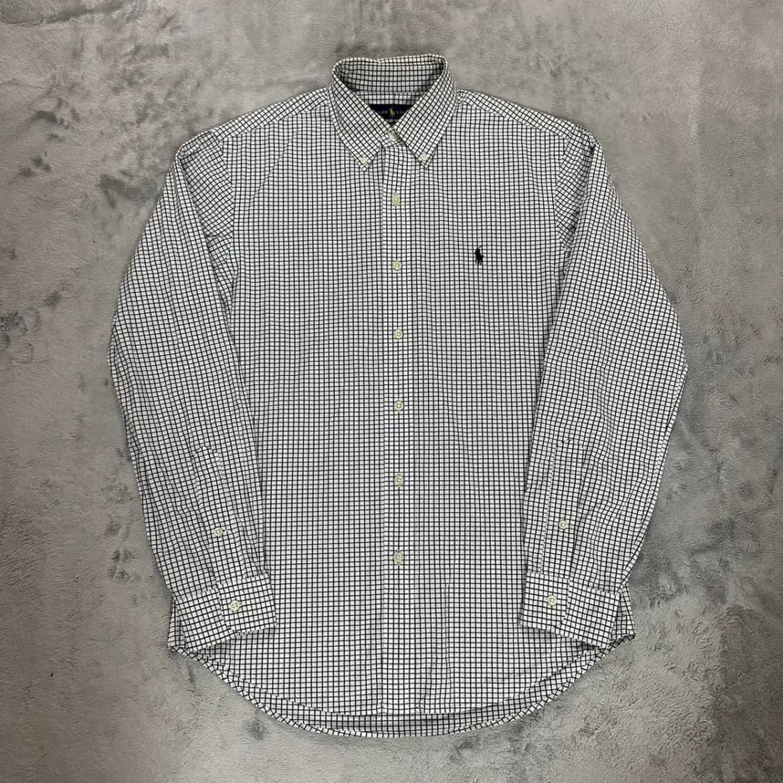 폴로 최신라벨 체크 남방 M 상품이미지2