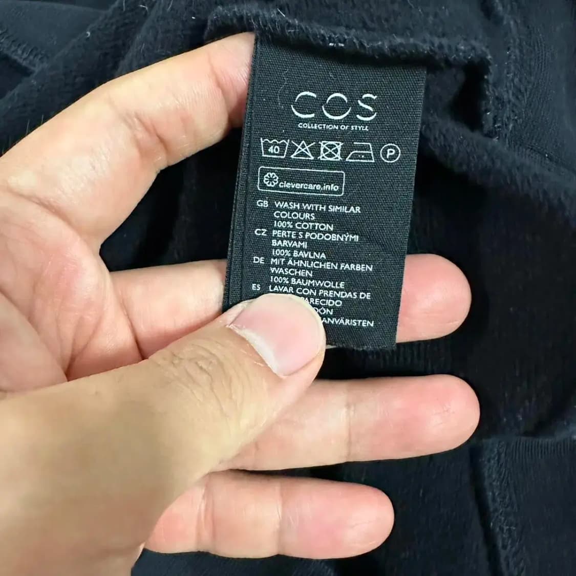 COS 코스 라운드 맨투맨 L 상품이미지4