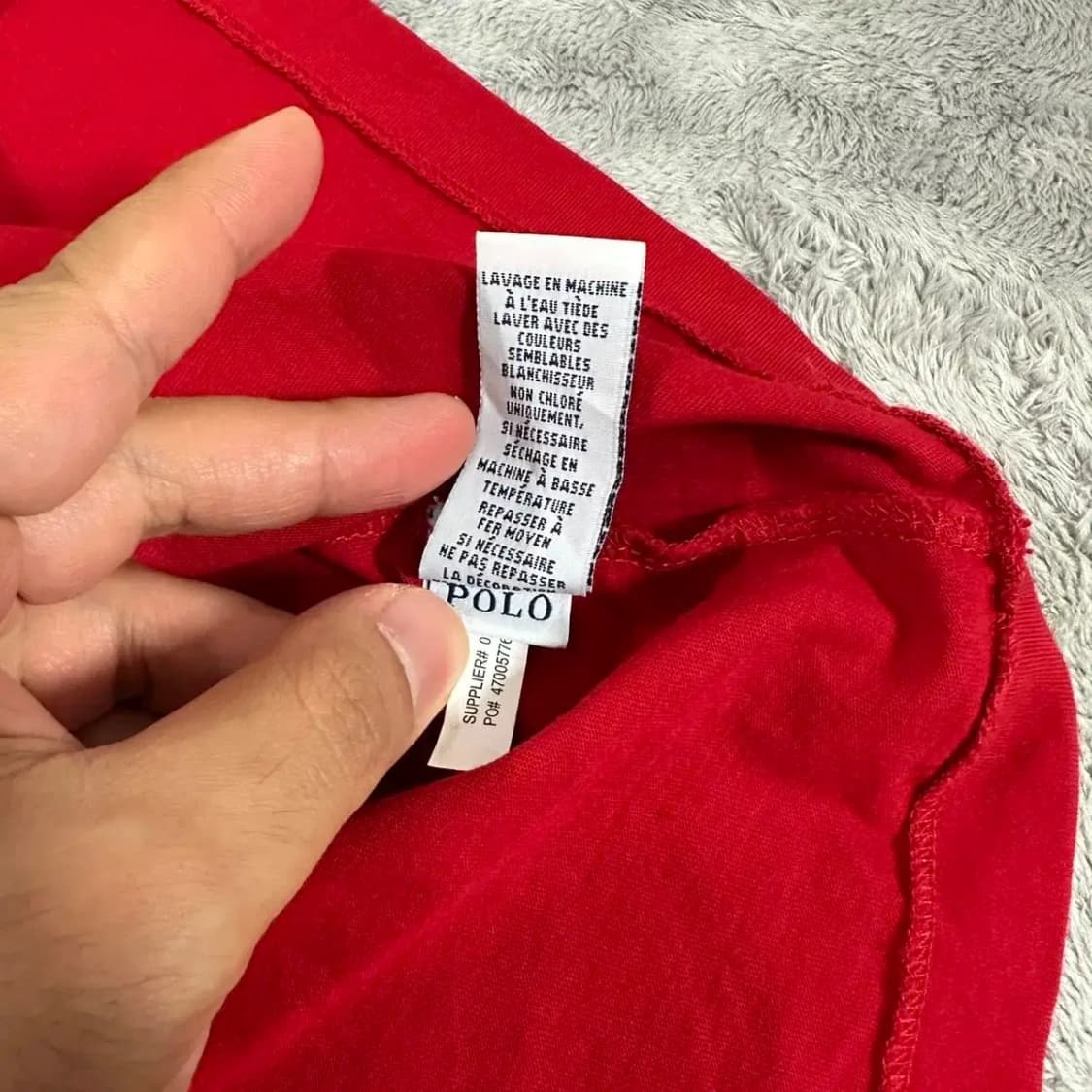 폴로 라운드 반팔 M 상품이미지4