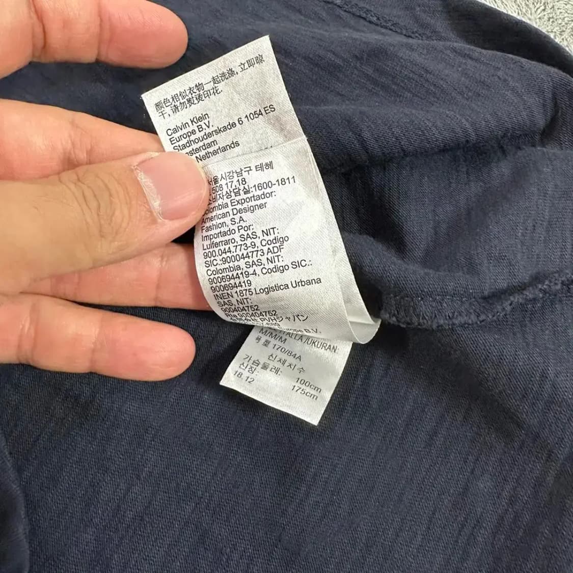 CK 캘빈클라인 라운드 반팔 M 상품이미지4