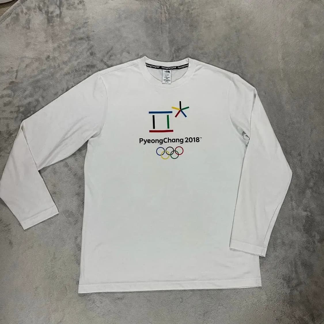 노스페이스 평창 올림픽 한정판 롱슬리브 XL 상품이미지2