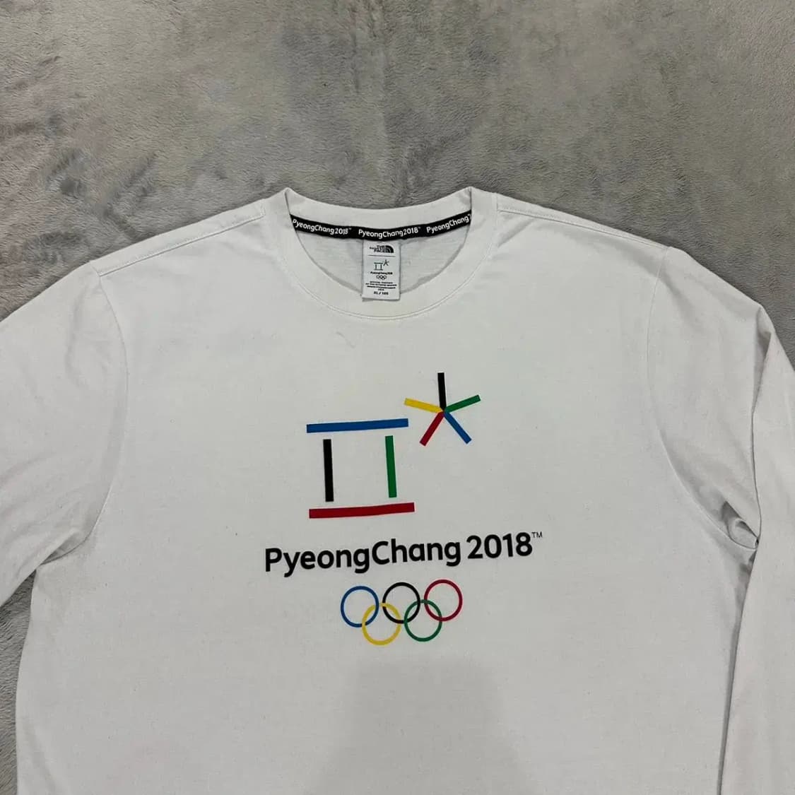 노스페이스 평창 올림픽 한정판 롱슬리브 XL 상품이미지3