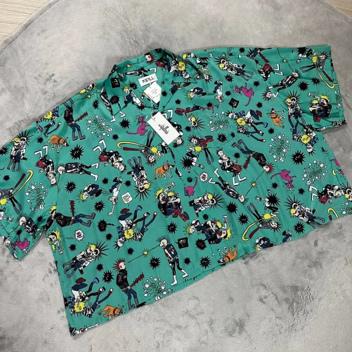 (택채 새상품)KIDILL 프린팅 셔츠 상품이미지2