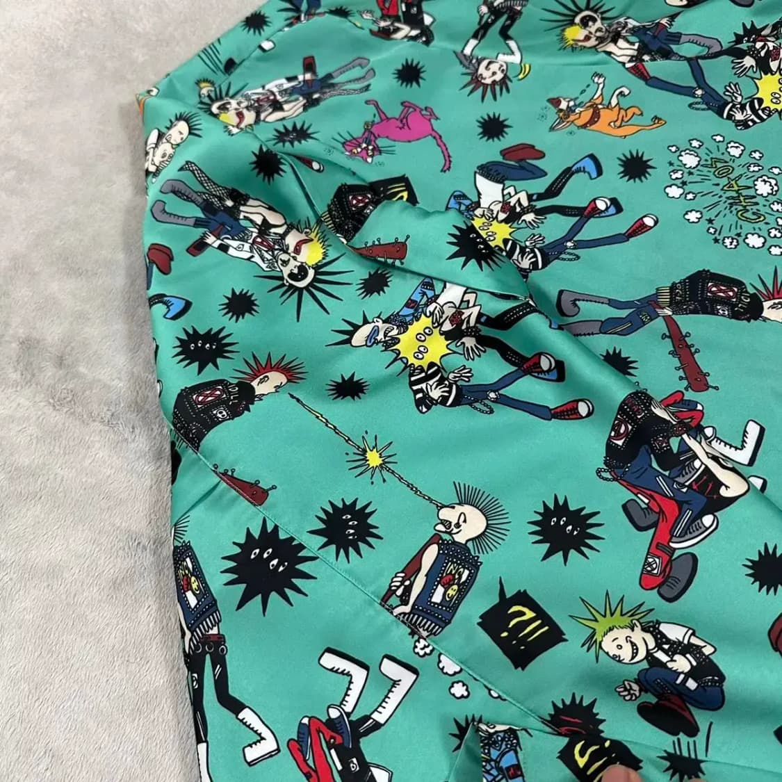 (택채 새상품)KIDILL 프린팅 셔츠 상품이미지5