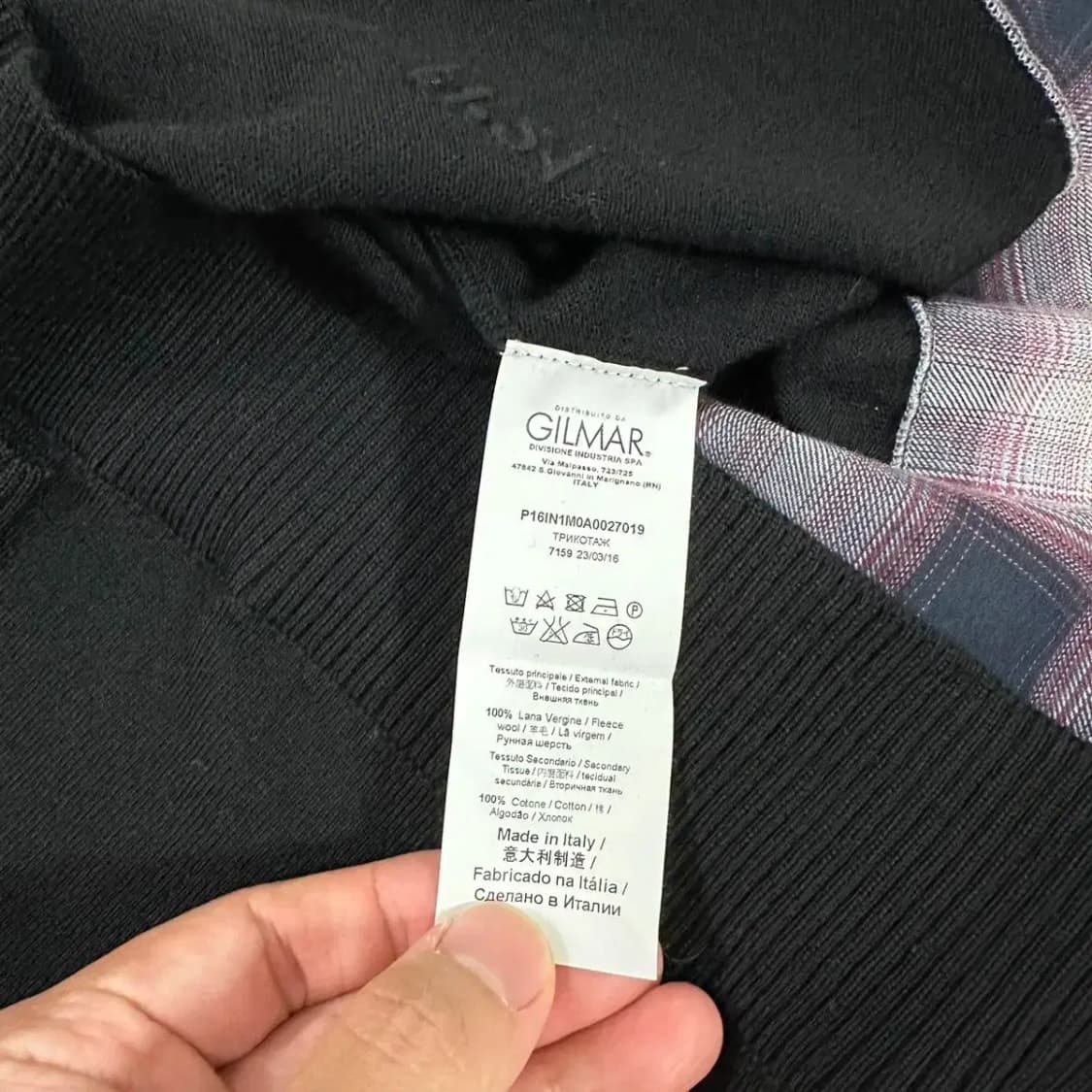 (새상품 급) N21 라운드 니트 남성 50사이즈 상품이미지5