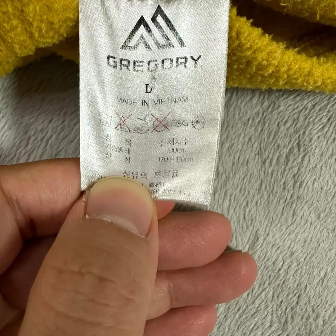 그레고리 후리스 집업 L 상품이미지5