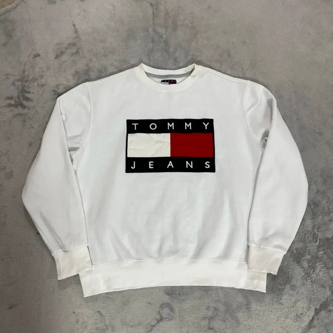 타미힐피거 라운드 맨투맨 M 상품이미지2