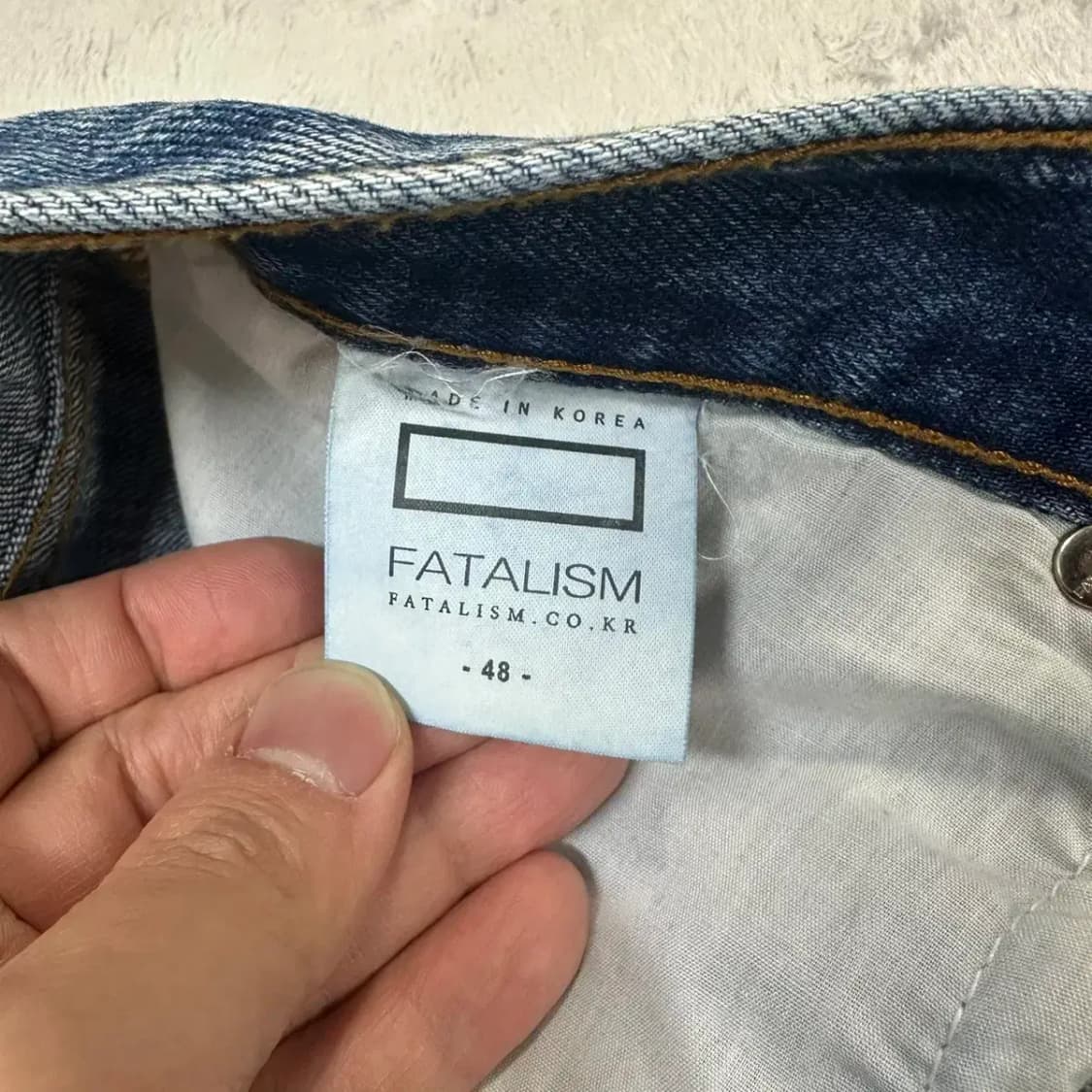 페이탈리즘 청바지 48사이즈 상품이미지6