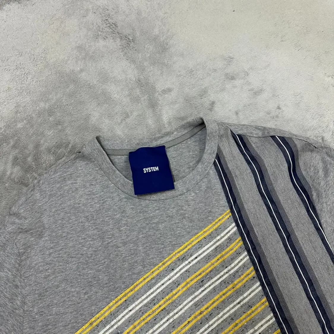 시스템 system 라운드 반팔 100 상품이미지3