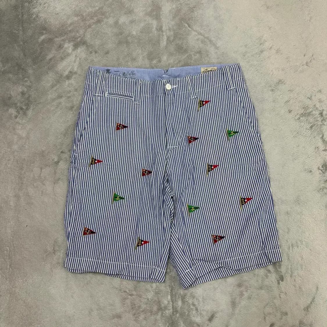 폴로 최신라벨 시어서커 자수 반바지 29사이즈 상품이미지2