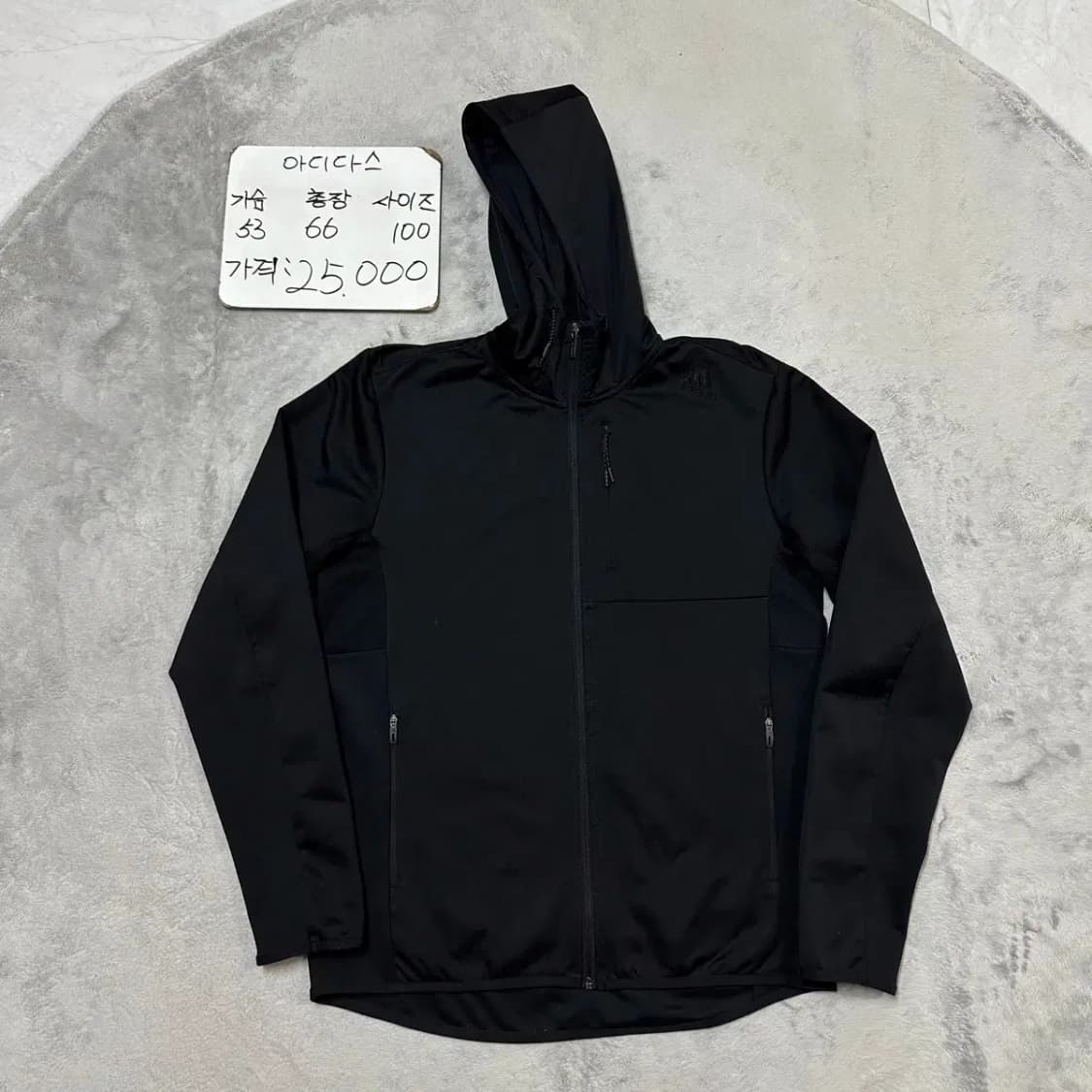 아디다스 방풍 바람막이 후드집업 100 상품이미지1