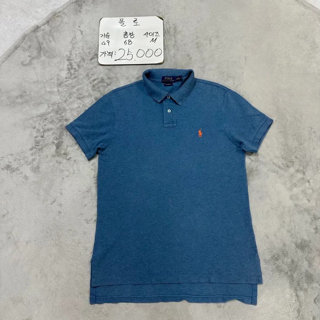 폴로 최신라벨 반팔 카라티 M 상품이미지1